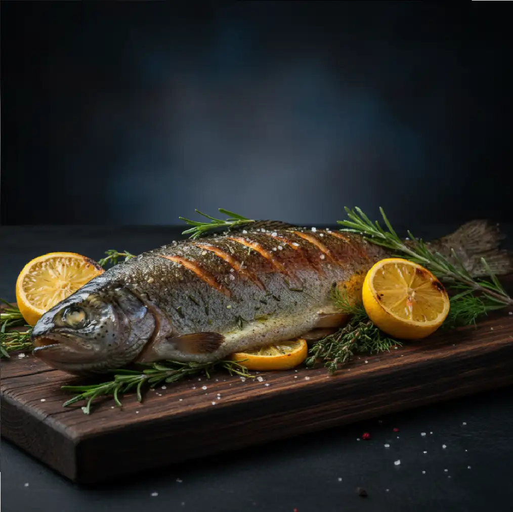 Сёмга на мангале