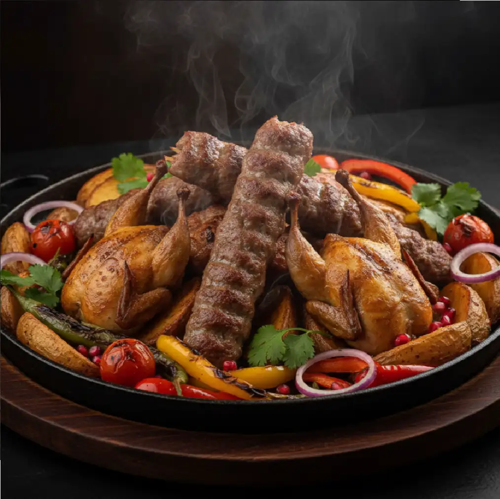 Сет из шашлыков на саджи