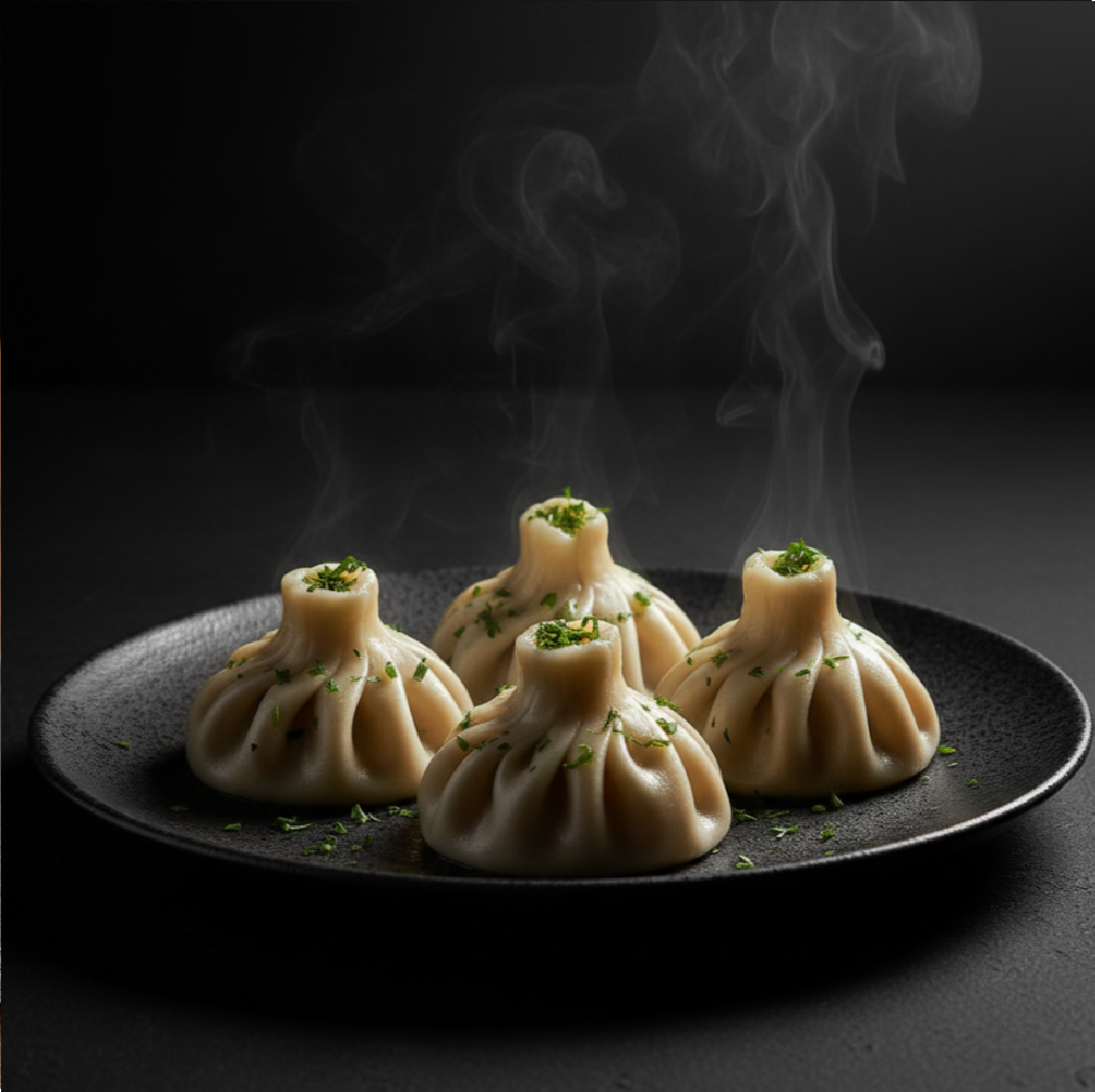 Хинкали с сыром отварные