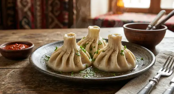 Хинкали отварные (говядина)